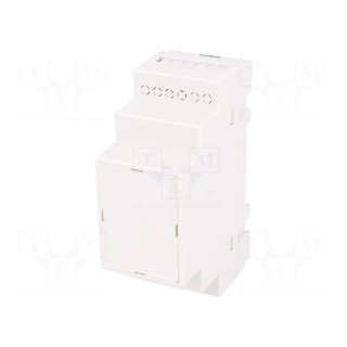 Enclosure: for DIN rail mounting | Y: 90mm | X: 35mm | Z: 65mm | grey