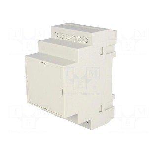 Enclosure: for DIN rail mounting | Y: 90mm | X: 52mm | Z: 65mm | ABS