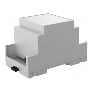 Enclosure: for DIN rail mounting | Y: 90mm | X: 53mm | Z: 53mm | PPO