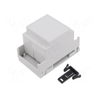 Enclosure: for DIN rail mounting | Y: 90mm | X: 53mm | Z: 58mm | PPO