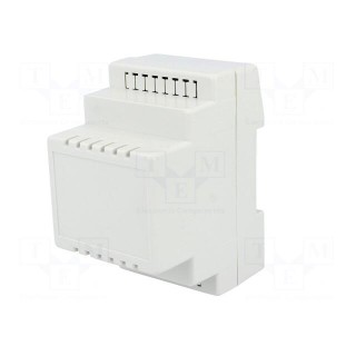 Enclosure: for DIN rail mounting | Y: 90mm | X: 53mm | Z: 71mm | ABS