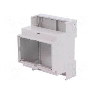 Enclosure: for DIN rail mounting | Y: 90mm | X: 71.2mm | Z: 53mm | PPO