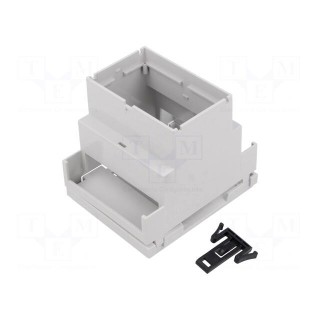 Enclosure: for DIN rail mounting | Y: 90mm | X: 71mm | Z: 73mm | PPO
