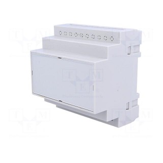 Enclosure: for DIN rail mounting | Y: 90mm | X: 87mm | Z: 65mm | grey