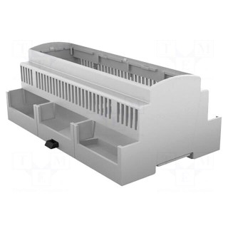 Enclosure: for DIN rail mounting | Y: 91mm | X: 160.2mm | Z: 62mm | grey