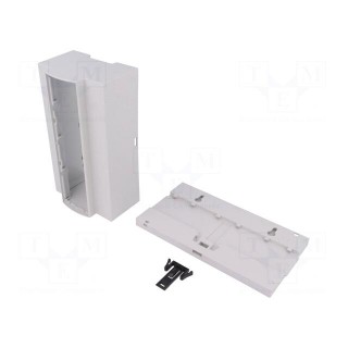 Enclosure: for DIN rail mounting | Y: 91mm | X: 160.2mm | Z: 53mm | ABS