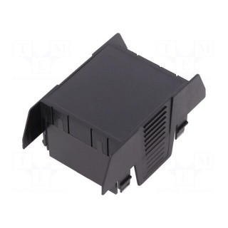 Cover | for enclosures | UL94HB | Series: EH 45 FLAT | Mat: ABS | black