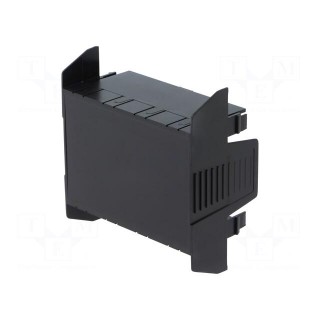 Cover | for enclosures | UL94HB | Series: EH 70 FLAT | Mat: ABS | black