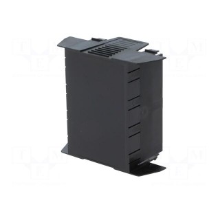 Cover | for enclosures | UL94HB | Series: EH 70 FLAT | Mat: ABS | black