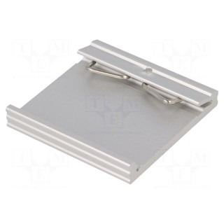 DIN rail mounting bracket | aluminium | 50mm | Rail: TS35