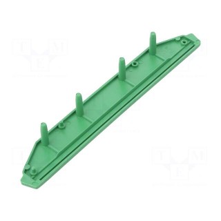DIN rail mounting bracket | Series: M107 | 118.6x17.4mm