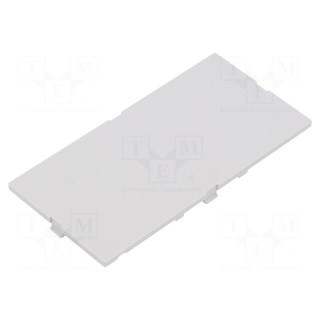 Front panel | light grey | HM-1597DIN5MH53 | 1597