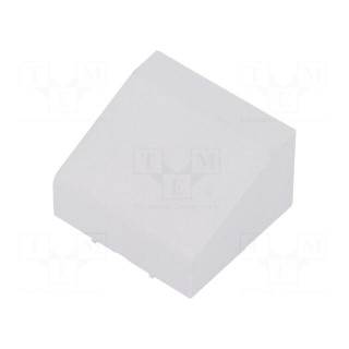 Stopper | for enclosures | UL94HB | Mat: ABS | grey | 22.5mm