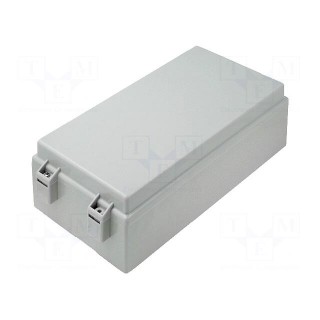 Enclosure: wall mounting | X: 125mm | Y: 222mm | Z: 75mm | ABS | IP65