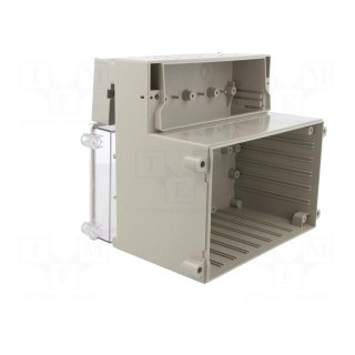 Enclosure: wall mounting | X: 166mm | Y: 161mm | Z: 121mm | ABS | grey