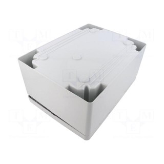 Enclosure: wall mounting | X: 210mm | Y: 280mm | Z: 130mm | ABS | grey