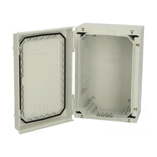 Enclosure: wall mounting | X: 220mm | Y: 320mm | Z: 150mm | NEO | ABS | grey
