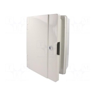 Enclosure: wall mounting | X: 221mm | Y: 311mm | Z: 137mm | ABS | grey