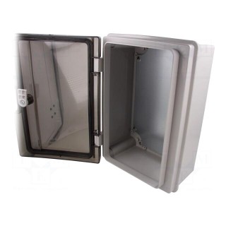 Enclosure: wall mounting | X: 221mm | Y: 311mm | Z: 137mm | ABS | IP65