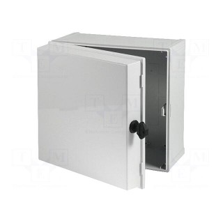 Enclosure: wall mounting | X: 300mm | Y: 300mm | Z: 180mm | CAB | grey