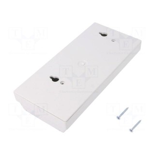 Enclosure: wall mounting | X: 81mm | Y: 170mm | Z: 32mm | ABS | grey