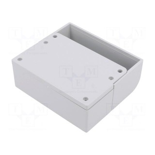 Enclosure: wall mounting | X: 85.1mm | Y: 96.6mm | Z: 35.7mm | ABS