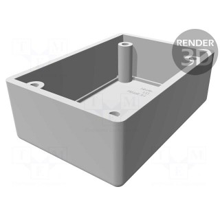 Enclosure: shielding | X: 56mm | Y: 81mm | Z: 40mm | ABS,stainless steel
