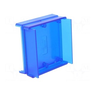 Enclosure: with panel | 1593 | X: 74mm | Y: 75mm | Z: 27mm | ABS