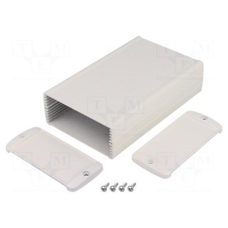 Enclosure: multipurpose | TEKAM | X: 85mm | Y: 145mm | Z: 37mm | aluminium