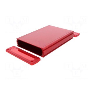 Enclosure: multipurpose | X: 146.6mm | Y: 209mm | Z: 41.6mm | red