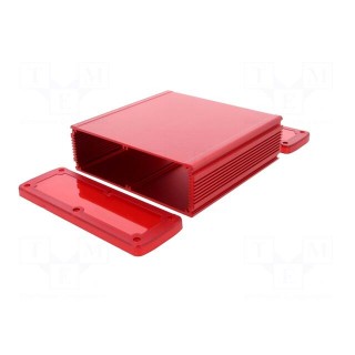 Enclosure: multipurpose | X: 177.6mm | Y: 169mm | Z: 61.1mm | red