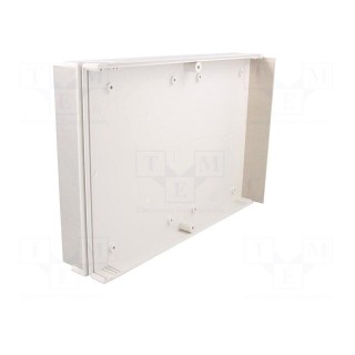 Enclosure: with panel | 1598 | X: 200mm | Y: 40mm | Z: 280mm | ABS | grey
