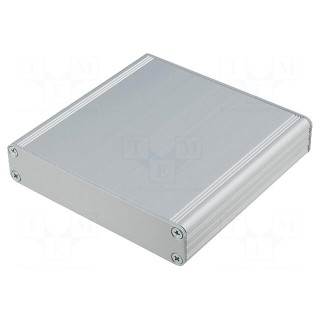 Enclosure: with panel | AKG | X: 105mm | Y: 100mm | Z: 22mm | aluminium