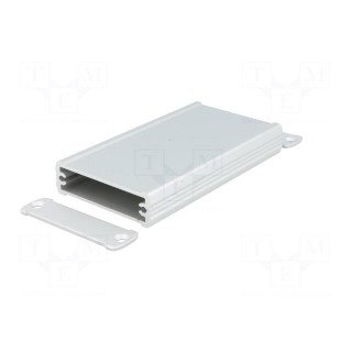 Enclosure: with panel | TUF | X: 55mm | Y: 100mm | Z: 16mm | aluminium
