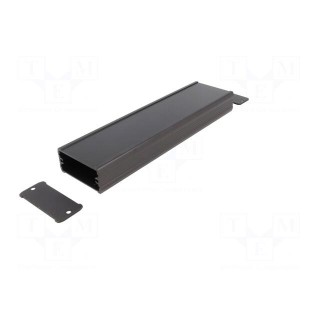 Enclosure: with panel | TUF | X: 55mm | Y: 200mm | Z: 25mm | aluminium