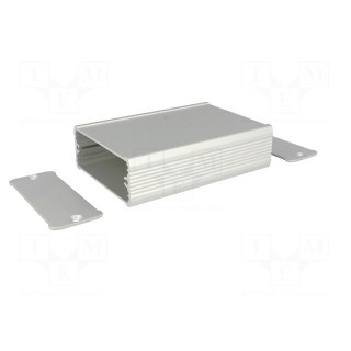 Enclosure: with panel | TUF | X: 69mm | Y: 100mm | Z: 28mm | aluminium