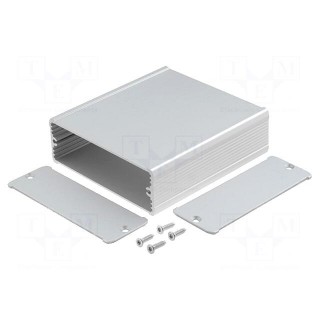 Enclosure: with panel | TUF | X: 94mm | Y: 100mm | Z: 32mm | aluminium