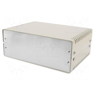 Enclosure: with panel | vented | 1402 | X: 254mm | Y: 185mm | Z: 99mm