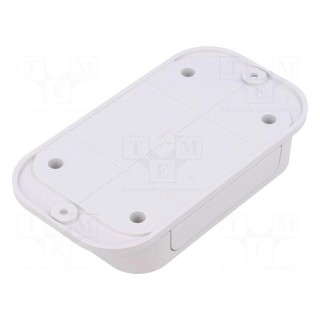 Enclosure: with panel | with fixing lugs | PFF | X: 67mm | Y: 124mm