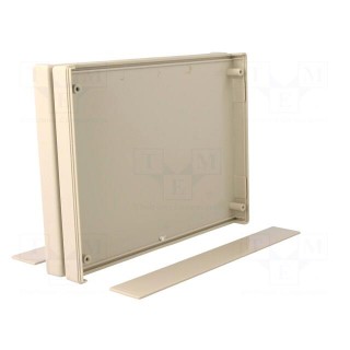 Enclosure: with panel | X: 190mm | Y: 140mm | Z: 30mm | ABS | grey | IP43