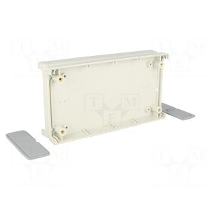 Enclosure: with panel | X: 80mm | Y: 150mm | Z: 30mm | ABS | light grey
