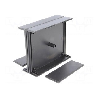 Enclosure: with panel | X: 90mm | Y: 109mm | Z: 40mm | polystyrene | black
