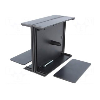 Enclosure: with panel | X: 90mm | Y: 109mm | Z: 49mm | polystyrene | black