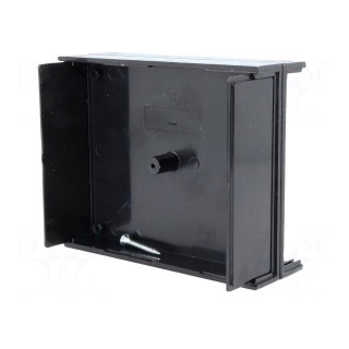 Enclosure: with panel | X: 91mm | Y: 111mm | Z: 35mm | ABS | black
