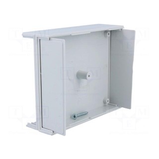 Enclosure: with panel | X: 91mm | Y: 111mm | Z: 35mm | ABS | grey