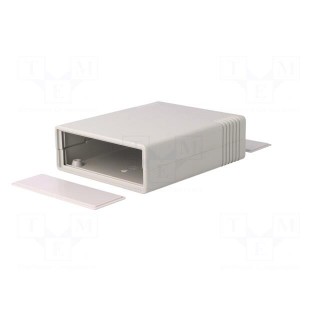 Enclosure: with panel | X: 91mm | Y: 111mm | Z: 35mm | ABS | grey