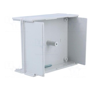 Enclosure: with panel | X: 91mm | Y: 111mm | Z: 49mm | ABS | grey