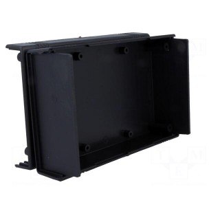Enclosure: with panel | X: 92mm | Y: 147mm | Z: 43mm | ABS | black