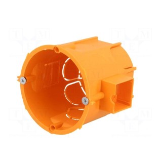 Enclosure: junction box | Ø: 60mm | Z: 62mm | plaster embedded | IP30