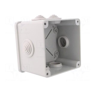 Enclosure: junction box | X: 100mm | Y: 100mm | Z: 80mm | wall mount